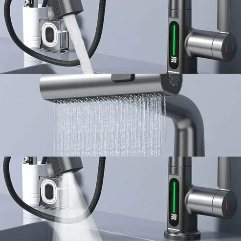 Robinet Flexible Intelligent – Affichage Numérique Et Température En Direct