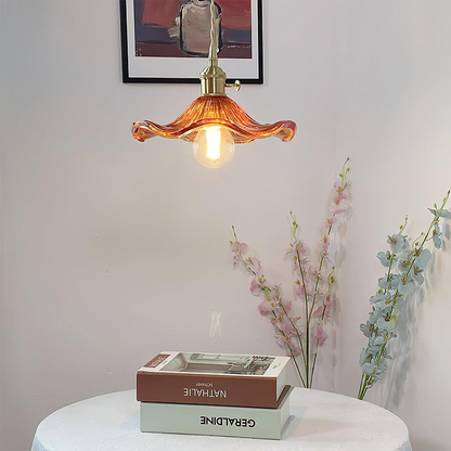 Lámpara Flor Suspendida – Encanto Natural y Espíritu Tierno 