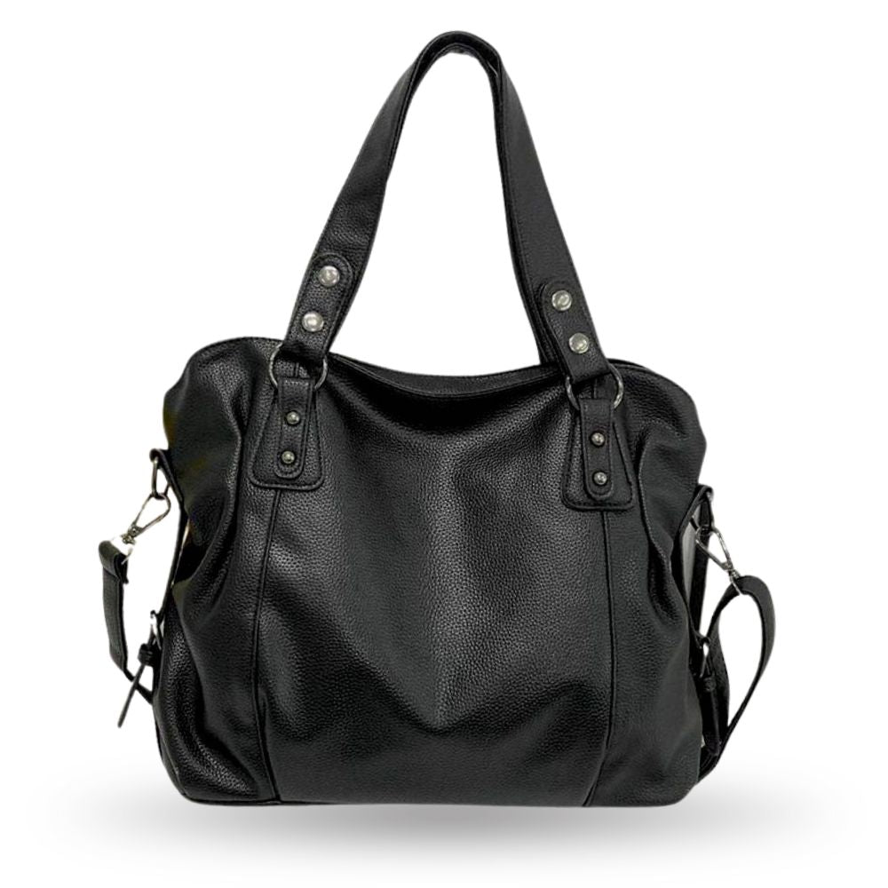 Zita | Große Handtasche aus weichem Material mit abnehmbarem Schultergurt – Eleganz und Praktikabilität 
