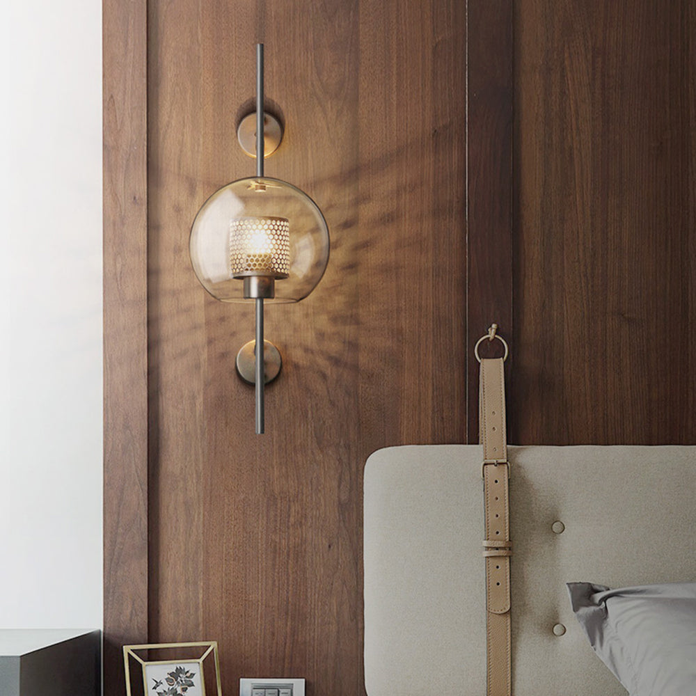 Lámpara de pared industrial geométrica - Estilo y modernidad