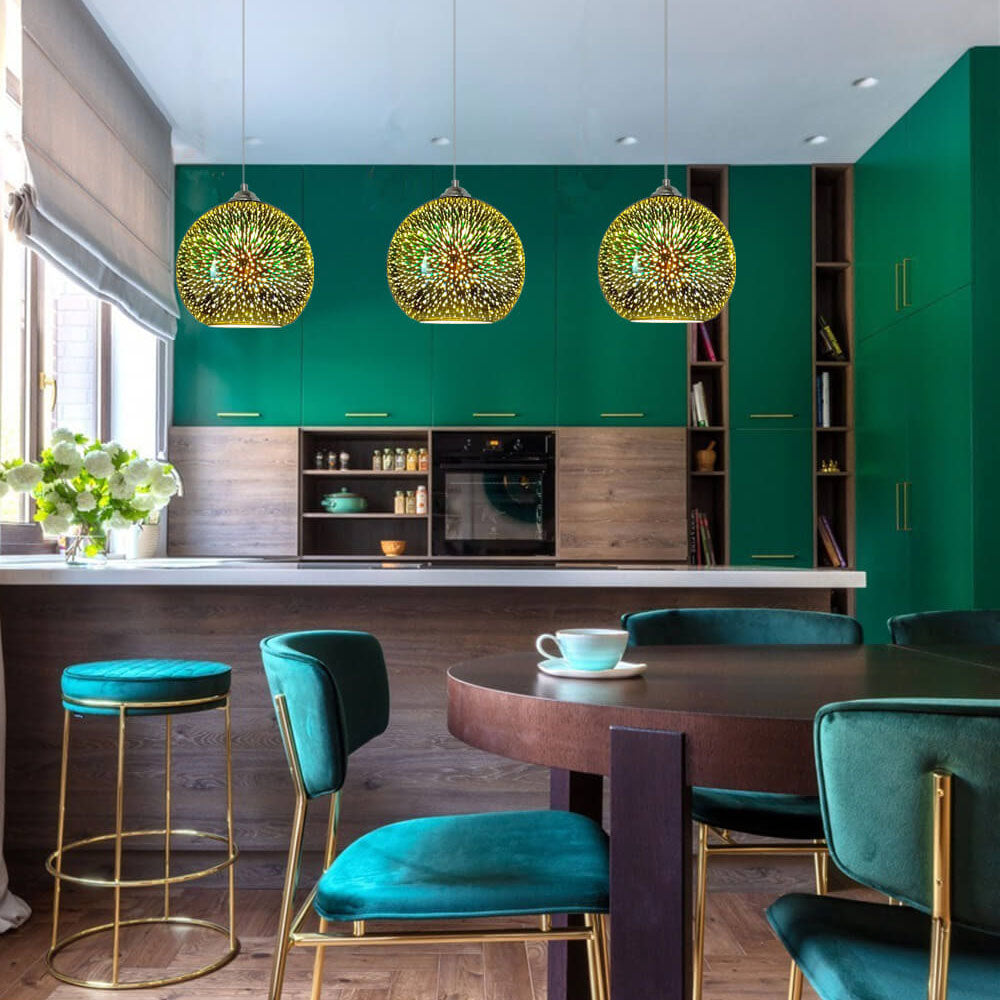 Moderne Hanglamp Vuurwerk Effect – Visuele Glans En Trendy Ontwerp 