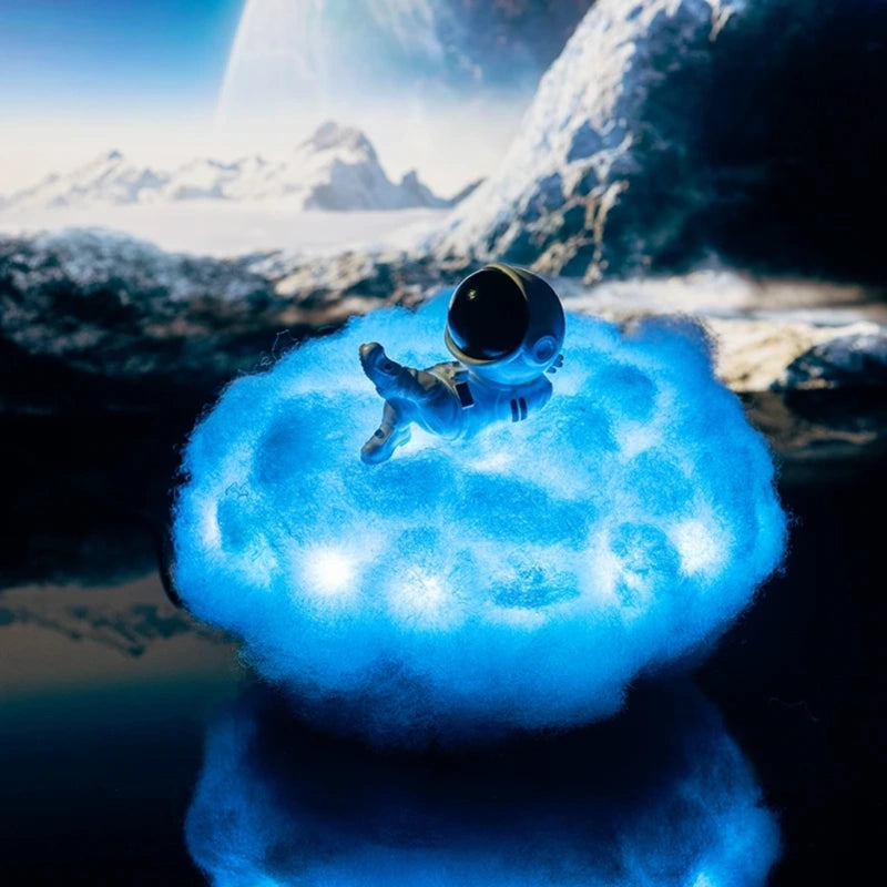 Dekorativní lampa Astronautský mrak – Světelný a magický útěk 