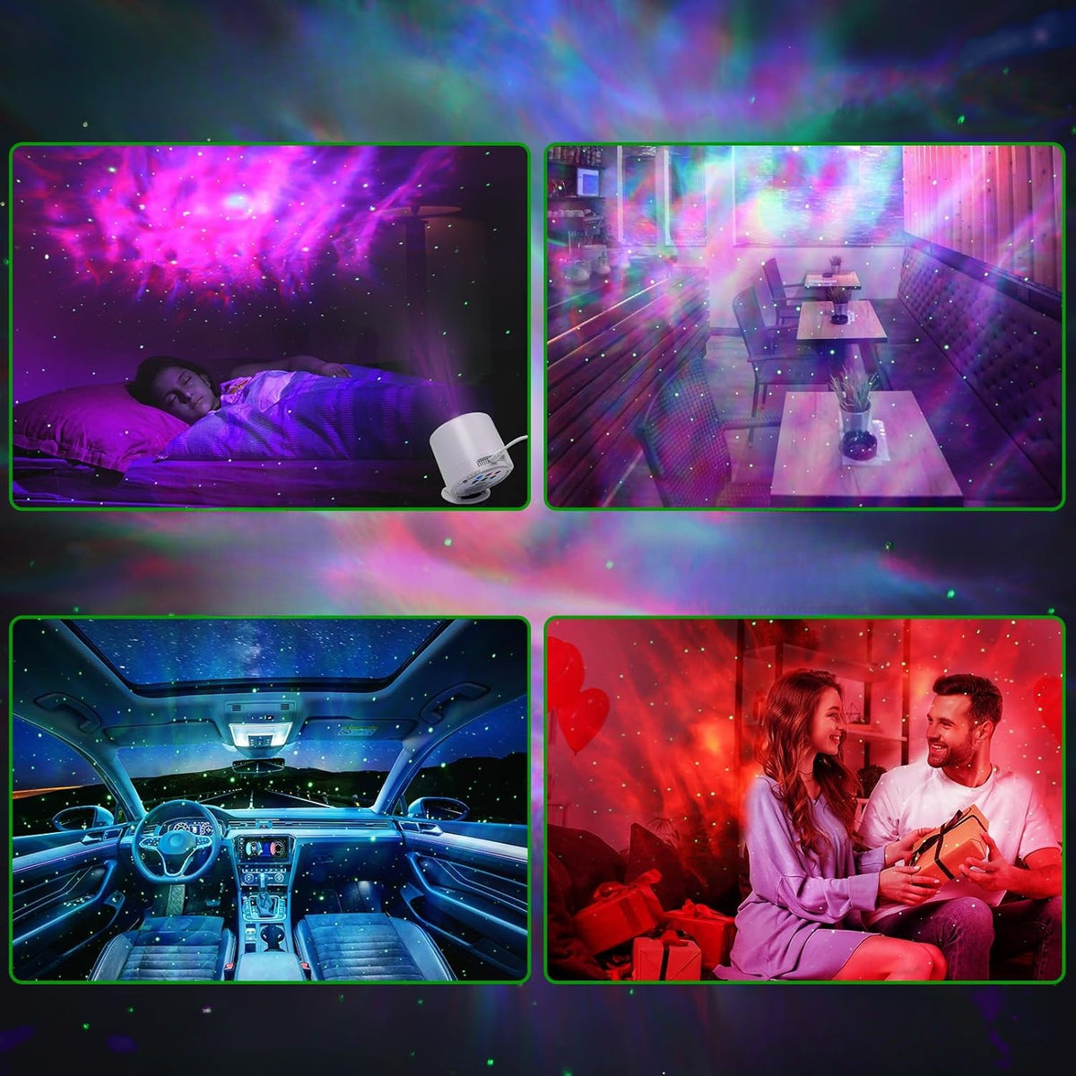 LED projektor – Relaxačná galaxijná atmosféra 