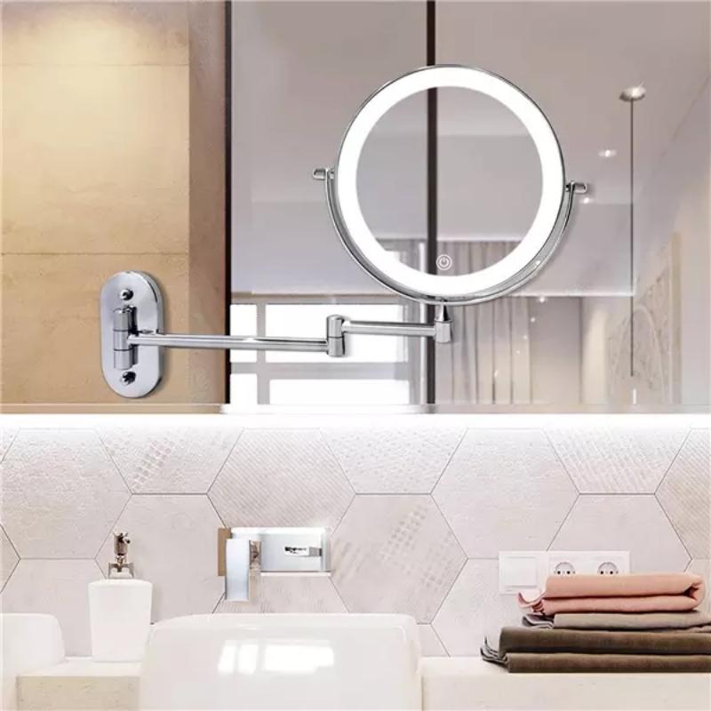 LED Magnifying Mirror – Rechargeable and Easy to Use 