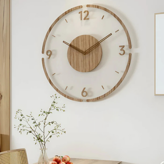 Gran Reloj de Pared – Diseño Elegante y Moderno 