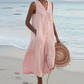 Sandrine | Lichte Zomerjurk – Elegant en V-hals 