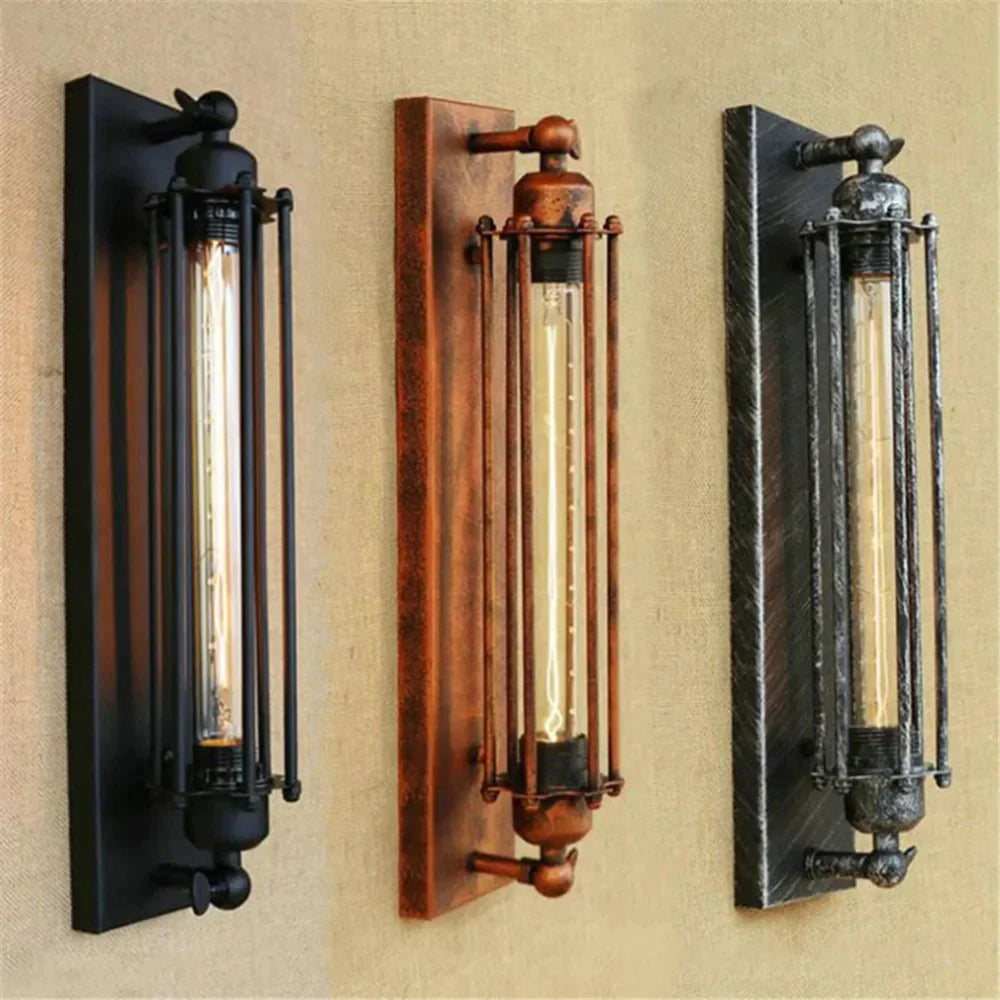 קיר תאורה וינטג' LED – קסם רטרו ותאורה מודרנית 