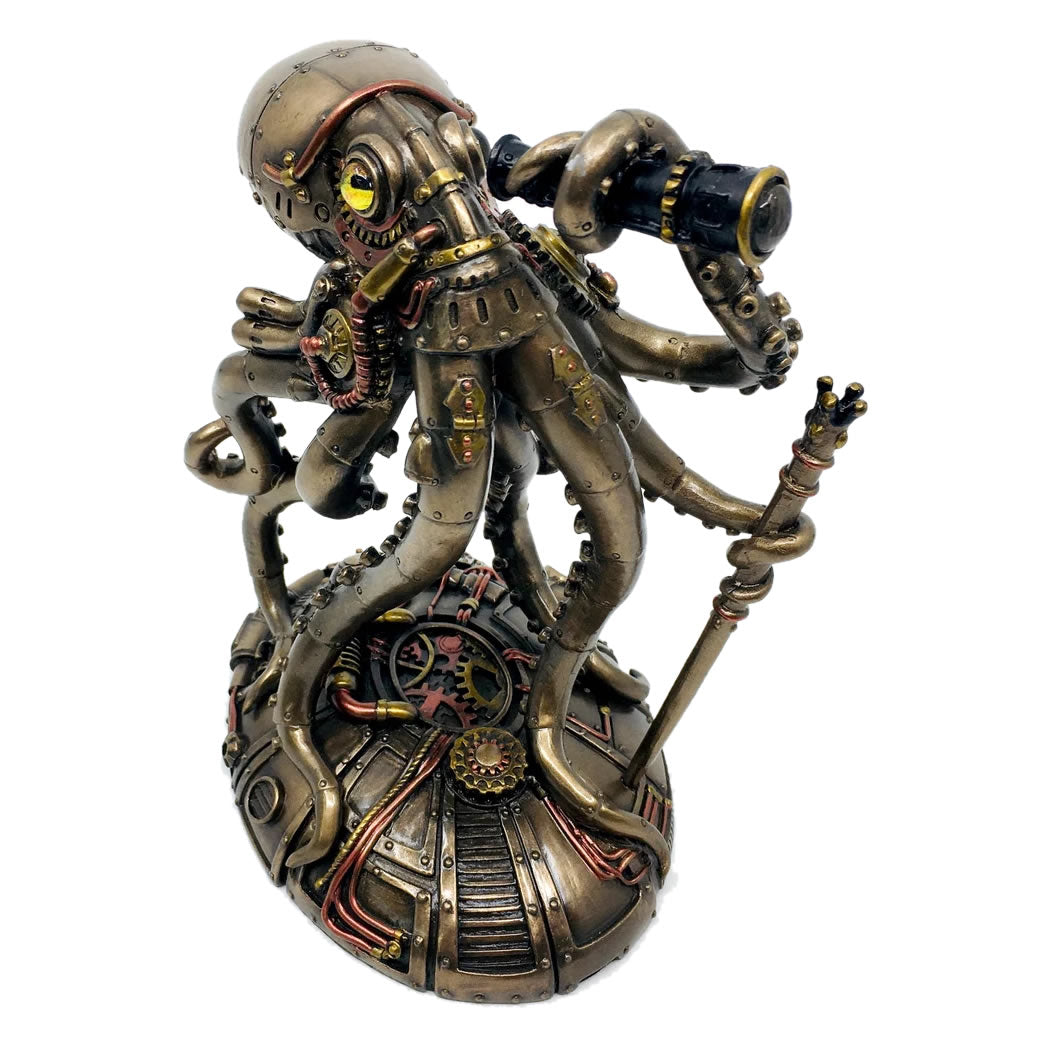 Dekorative Tintenfischstatue – Originaldesign und industrielle Atmosphäre 