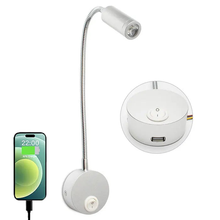 Rugalmas LED fali lámpa - Mobilitás, elegancia és célzott világítás