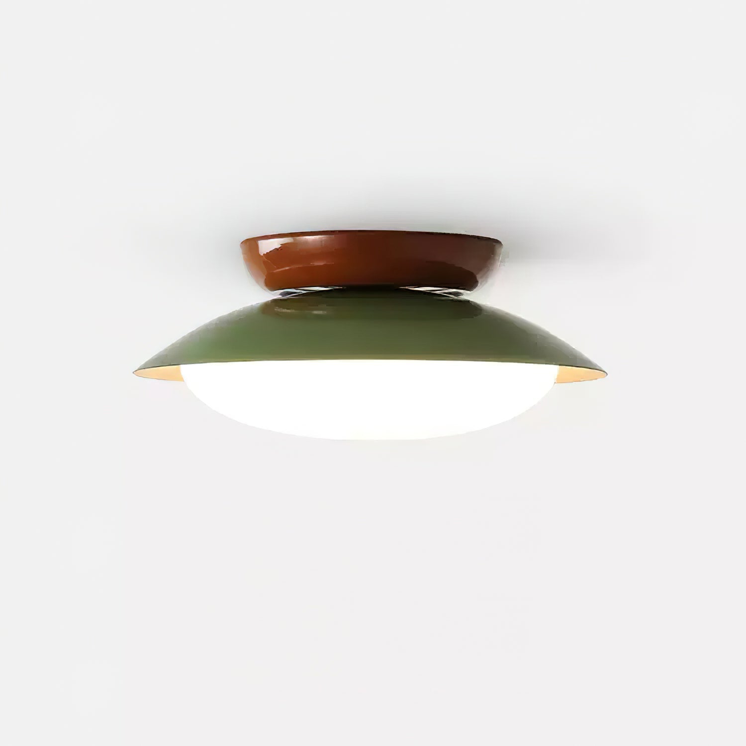 Okrągła lampa sufitowa LED - naturalny blask i dyskretna elegancja