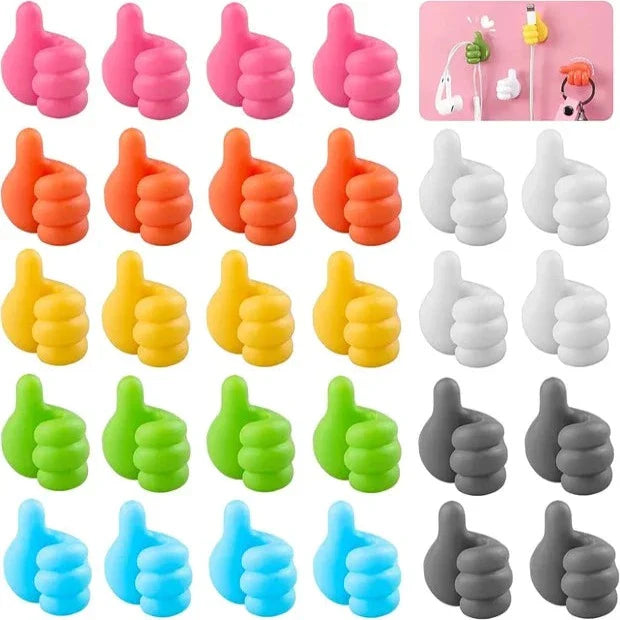 Thumbmate ™ - Creative wall hook in self -adhesive silicone
