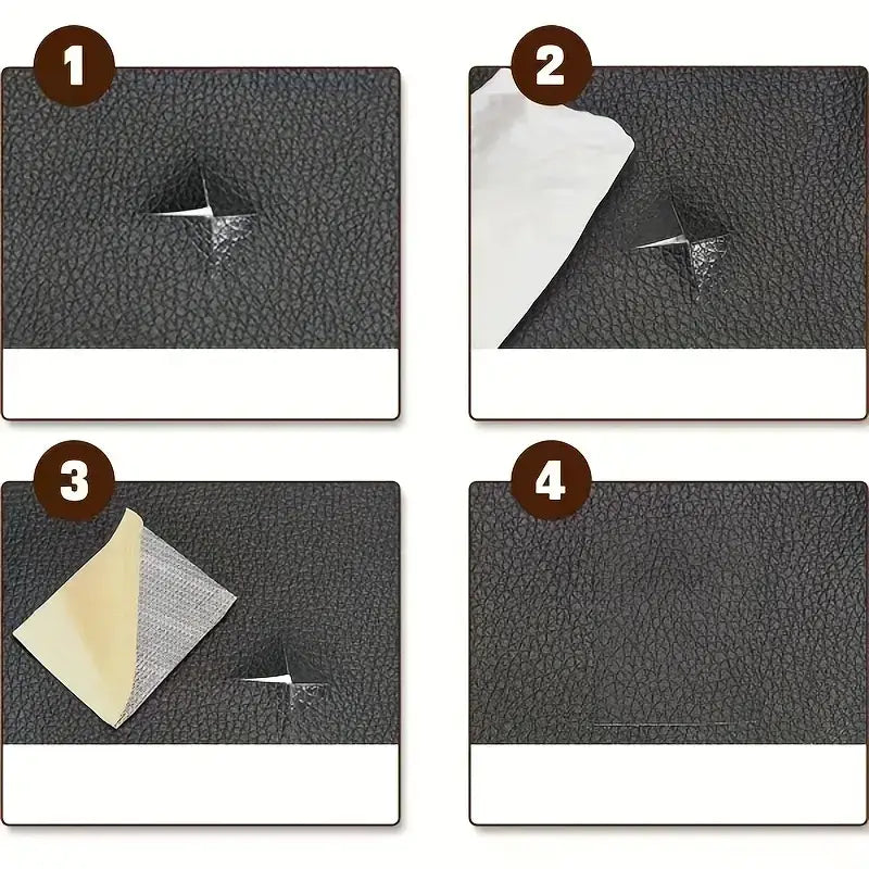 Self -adhesive patches - Leather repair kit